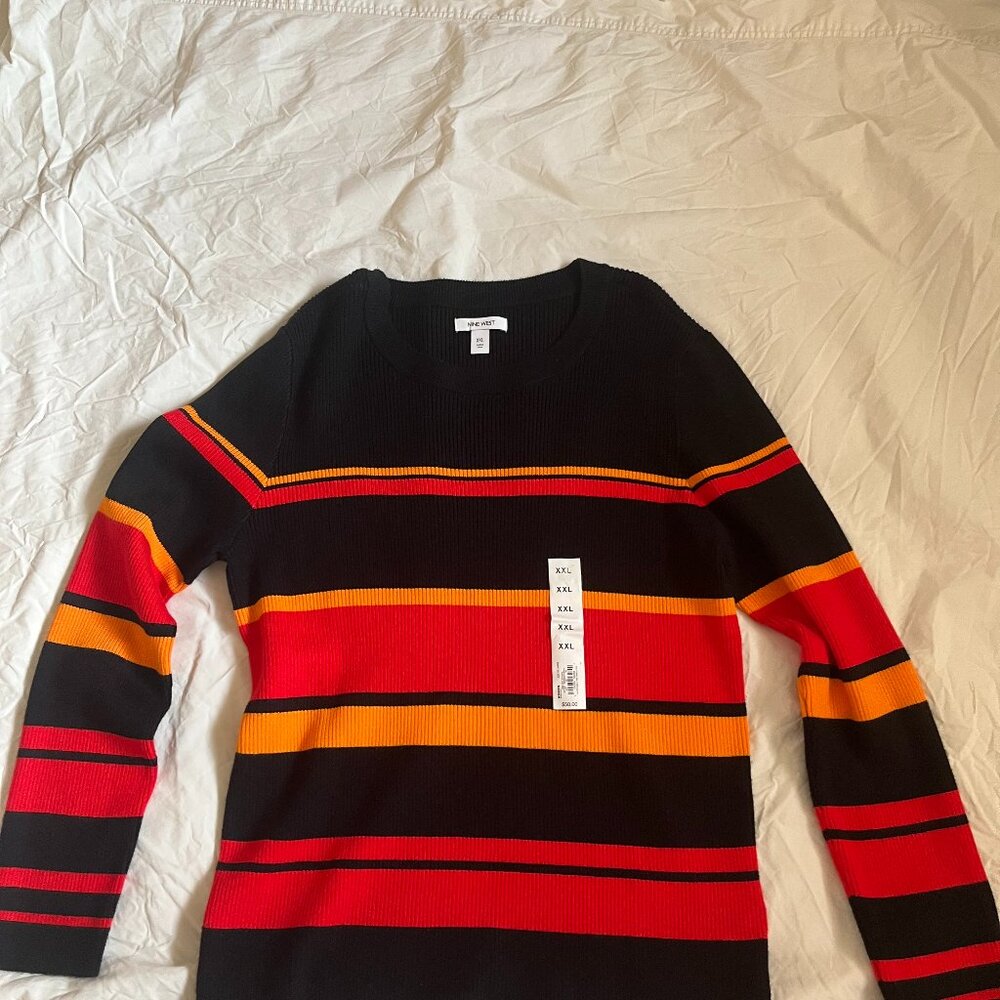 Nine West XXL Striped Sweater